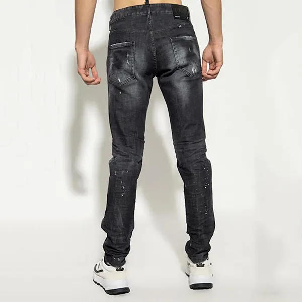 Quần Jean Nam Dsquared2 Coolguy S74LB1203 Màu Đen Xám Size 44