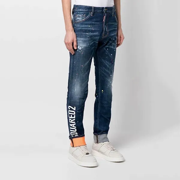 Quần Jean Nam Dsquared2 Coolguy S74LB1239 Màu Xanh Size 44