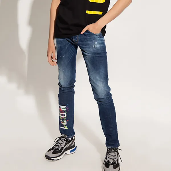 Quần Jean Nam Dsquared2 Coolguy S75LA0051 Màu Xanh Size 48