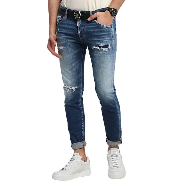 Quần Jean Nam Dsquared2 Coolguy S79LA0009 Màu Xanh Size 44 - Thời trang - Vua Hàng Hiệu