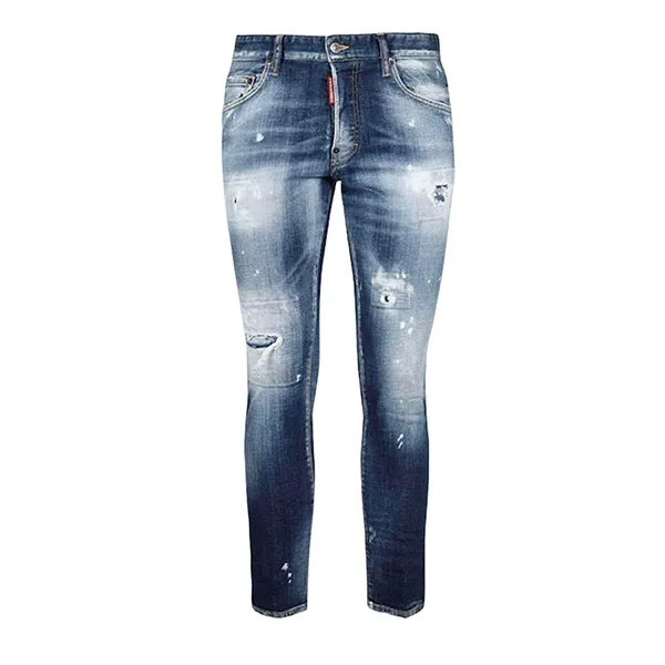 Quần Jean Nam Dsquared2 Dáng Coolguy S74LB0954 Màu Xanh Size 48