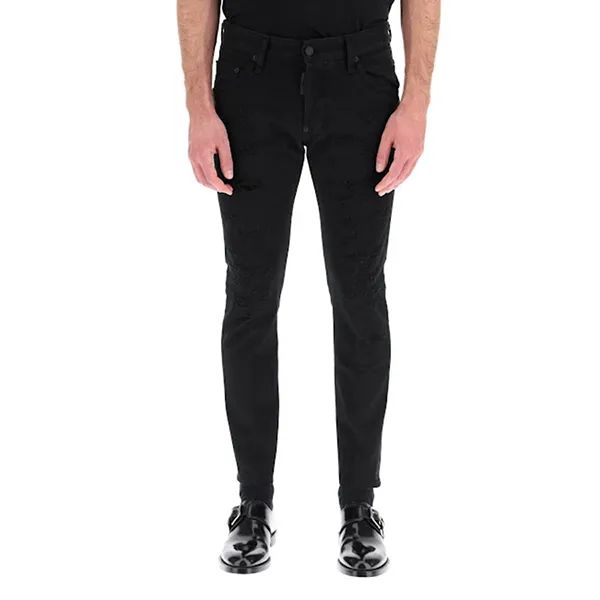 Quần Jean Nam Dsquared2 Skater Black Pant Màu Đen Size 44