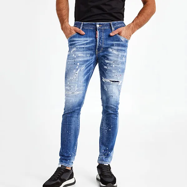 Quần Jean Nam Dsquared2 Skater S71LB0952 Màu Xanh Size 46