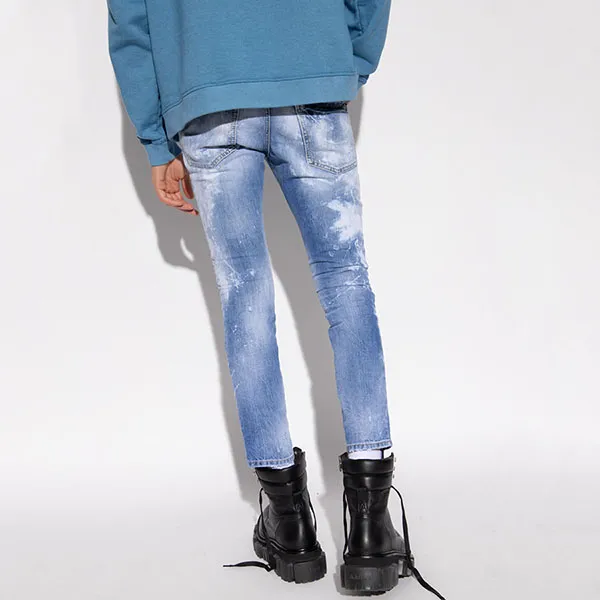 Quần Jean Nam Dsquared2 Skater S71LB1035 Màu Xanh Size 44