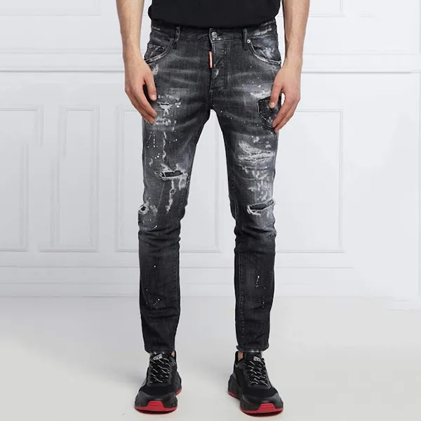 Quần Jean Nam Dsquared2 Skater Wash S71LB1045 Màu Đen Xám Size 46 - Thời trang - Vua Hàng Hiệu