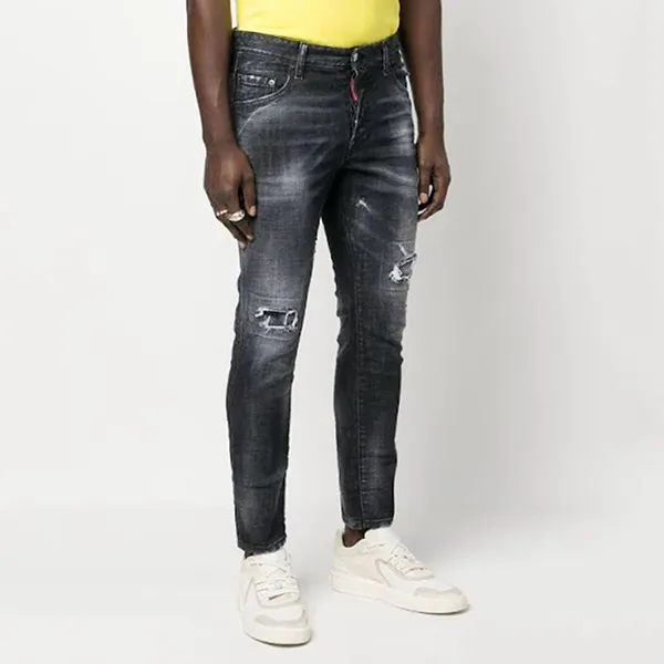 Quần Jean Nam Dsquared2 Skater S71LB1142 Màu Đen Xám Size 44 - Thời trang - Vua Hàng Hiệu