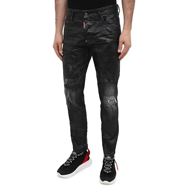 Quần Jean Nam Dsquared2 Skater S74LA0007 Màu Đen Xám Size 46 - Thời trang - Vua Hàng Hiệu
