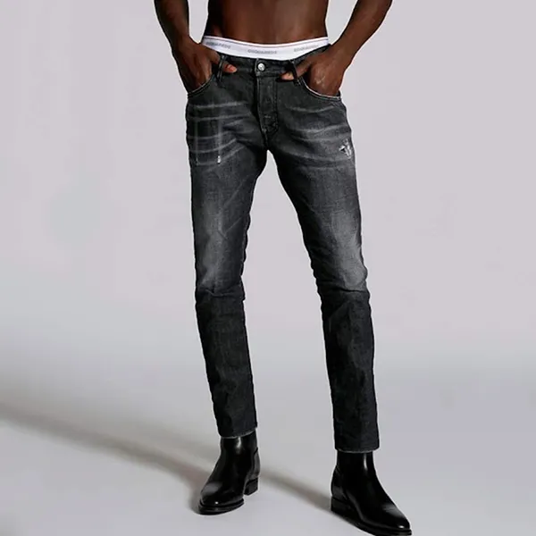 Quần Jean Nam Dsquared2 Skater S74LB0880 Màu Đen Xám Size 44 - Thời trang - Vua Hàng Hiệu