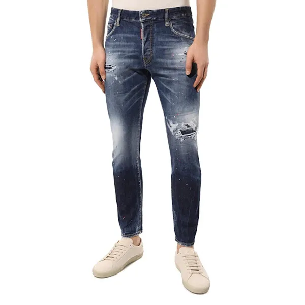 Quần Jean Nam Dsquared2 Skater S74LB1255 Màu Xanh Size 44