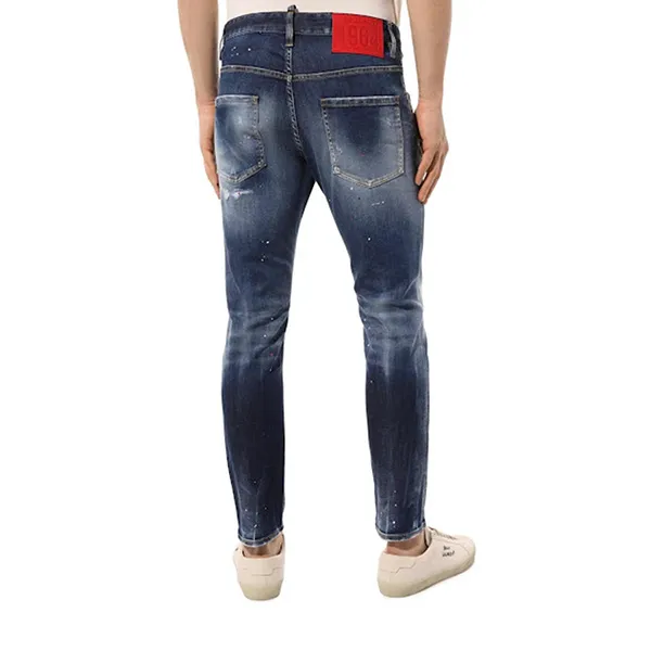 Quần Jean Nam Dsquared2 Skater S74LB1255 Màu Xanh Size 44