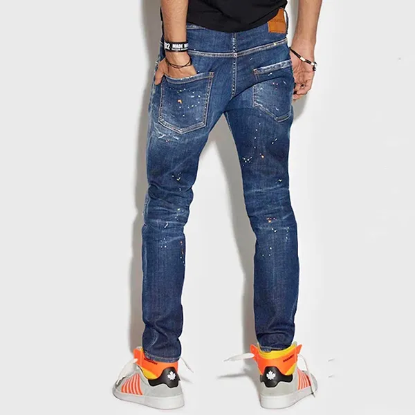 Quần Jean Nam Dsquared2 Skater S74LB1274 Màu Xanh Size 48