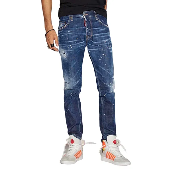 Quần Jean Nam Dsquared2 Skater S74LB1274 Màu Xanh Size 48