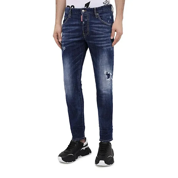 Quần Jean Nam Dsquared2 Skater S79LA0009 Màu Xanh Size 44