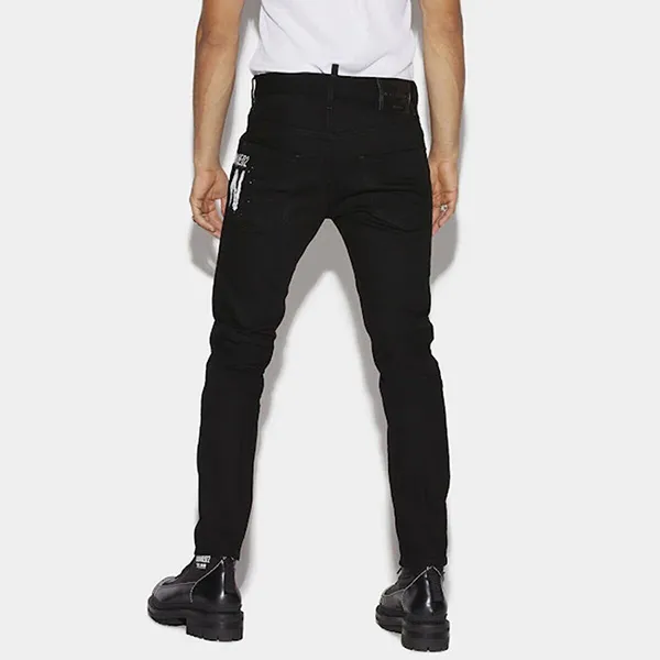 Quần Jean Nam Dsquared2 Skater S79LA0037 Black Màu Đen Size 44 - Thời trang - Vua Hàng Hiệu