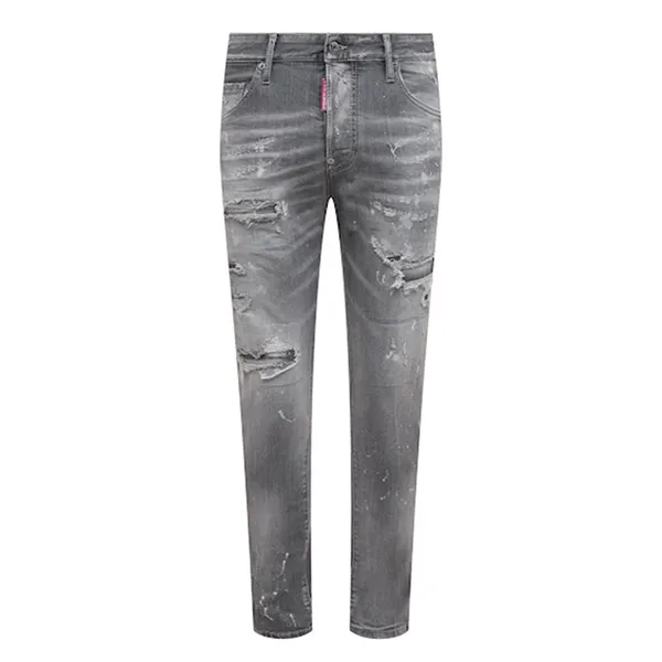 Quần Jean Nam Dsquared2 Skater Slim Fit S71LB1053 Màu Xám Size 44