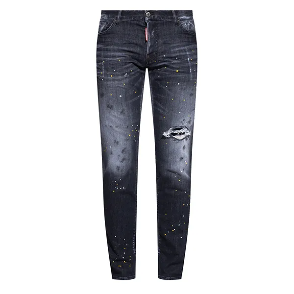 Quần Jean Nam Dsquared2 Slim S71LB0889 Màu Đen Xám Size 48 - Thời trang - Vua Hàng Hiệu