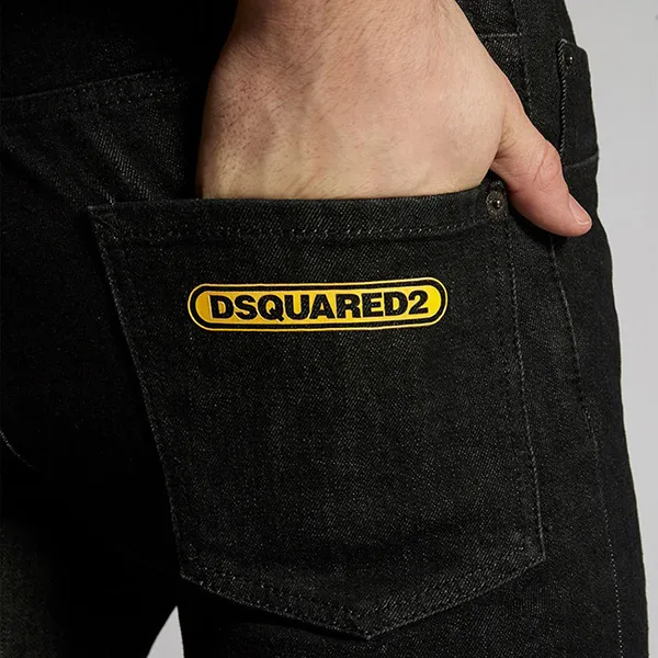 Quần Jean Nam Dsquared2 Slim S74LB0573 Màu Đen Size 46