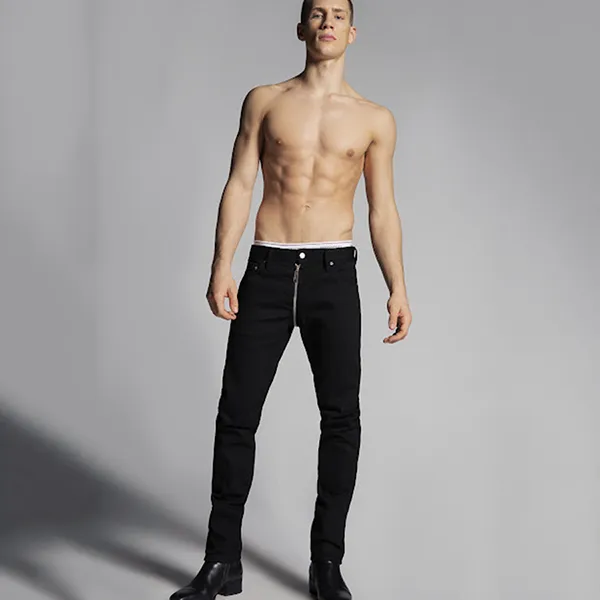 Quần Jean Nam Dsquared2 Slim S74LB0802 Màu Đen Size 48 - Thời trang - Vua Hàng Hiệu