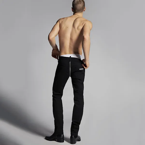 Quần Jean Nam Dsquared2 Slim S74LB0802 Màu Đen Size 48 - Thời trang - Vua Hàng Hiệu