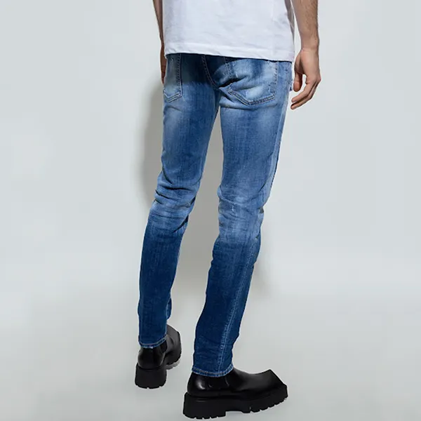 Quần Jean Nam Dsquared2 Slim S74LB1055 Màu Xanh Size 46 - Thời trang - Vua Hàng Hiệu