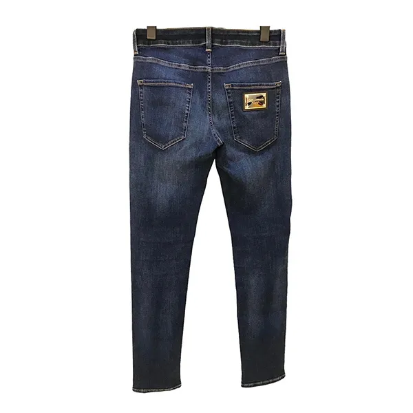 Quần Jean Dolce & Gabbana Tag Gold G8GV0 Màu Xanh Đậm Size 44 - Thời trang - Vua Hàng Hiệu