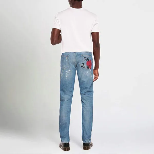 Quần Jeans Nam Dolce & Gabbana D&G I3574M Màu Xanh Size 44 - Thời trang - Vua Hàng Hiệu