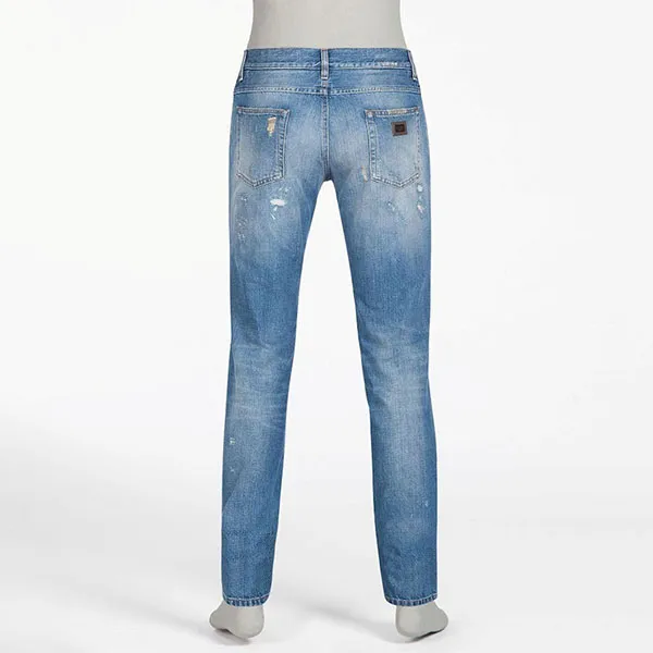 Quần Jean Nữ Dolce & Gabbana D&G G6OLLD Màu Xanh Nhạt Size 44 - Thời trang - Vua Hàng Hiệu
