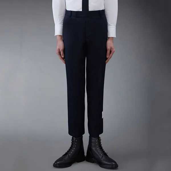 Quần Kaki Nam Thom Browne MTU187A03788415 Màu Xanh Đen Size 2 - Thời trang - Vua Hàng Hiệu