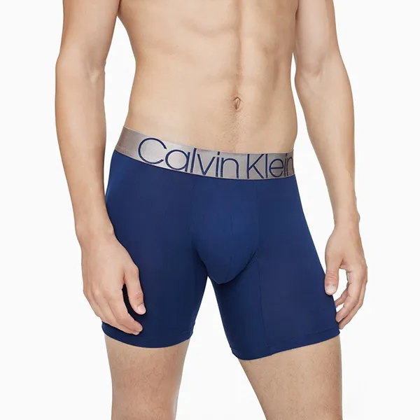 Quần Lót Nam Calvin Klein CK Microfiber Boxer Briefs NB2540 410 Màu Xanh Navy Size M