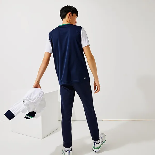Quần Nỉ Nam Lacoste Men's Cotton Sweatpants XH9507-166 Màu Xanh Navy Size 4