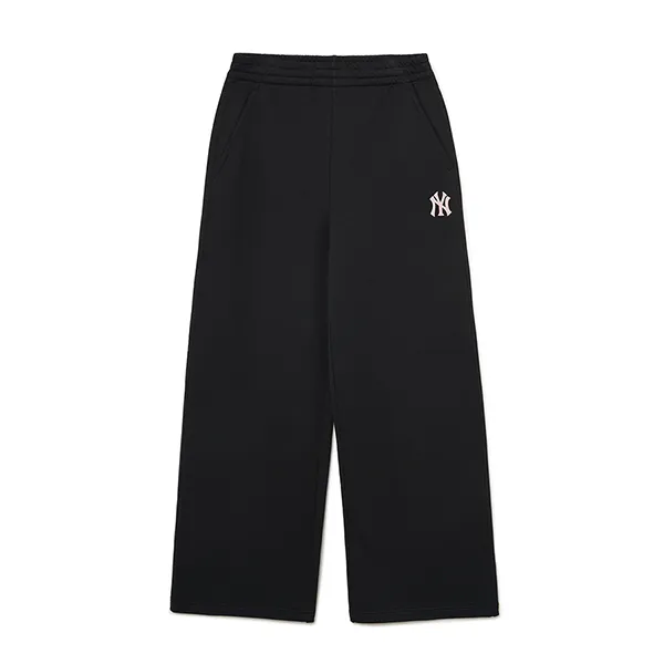 Quần Ống Rộng Nữ MLB Varsity New York Yankees 3FPTV0134-50BKS Màu Đen Size S