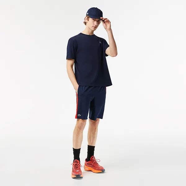 Quần Short Nam Lacoste Men's Tennis Shorts GH5201 - XII Màu Xanh Navy Size 3