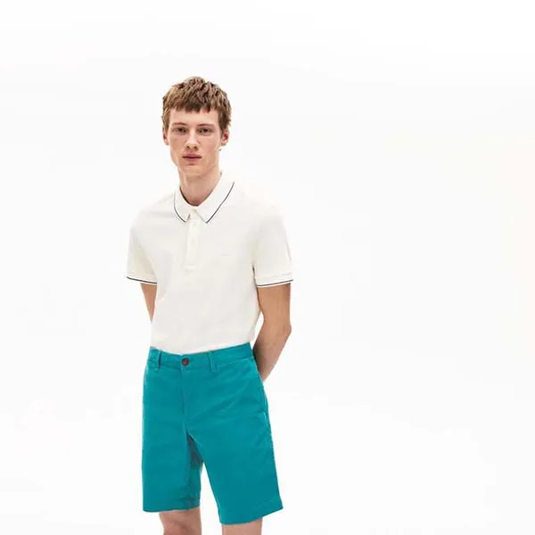 Quần Short Nam Lacoste Men's Bermuda FH9542-S5J Màu Xanh Size 33 - Thời trang - Vua Hàng Hiệu
