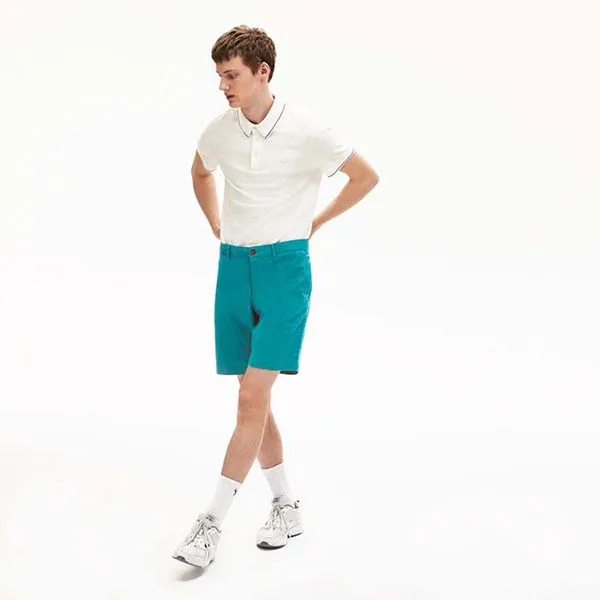Quần Short Nam Lacoste Men's Bermuda FH9542-S5J Màu Xanh Size 33 - Thời trang - Vua Hàng Hiệu