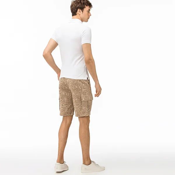 Quần Short Nam Lacoste Men's Bermudas FH0906 - 06K Màu Nâu Size 30