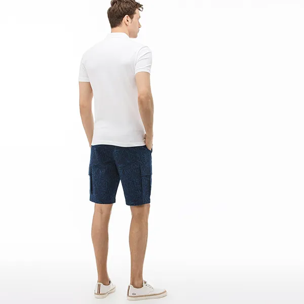 Quần Short Nam Lacoste Men's Bermudas FH0906 - 06L Màu Xanh Navy Size 32 - Thời trang - Vua Hàng Hiệu