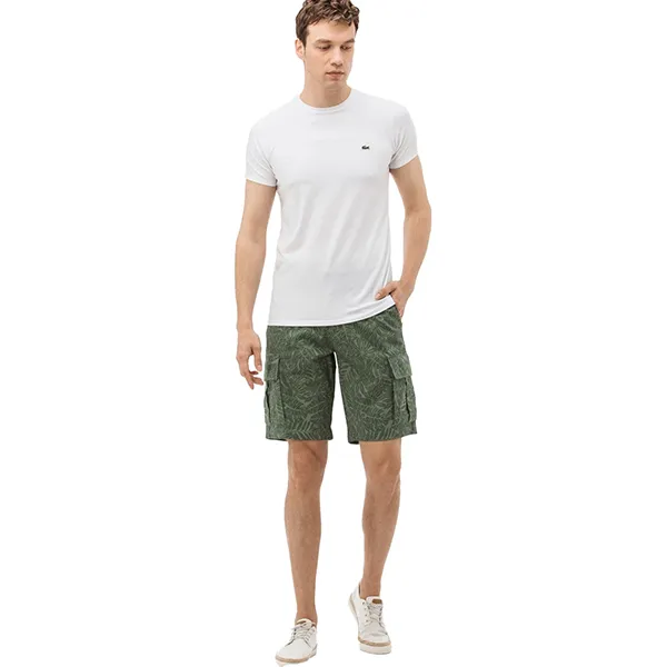 Quần Short Nam Lacoste Men's Bermudas FH0906 - 06Y Màu Xanh Green Size 30