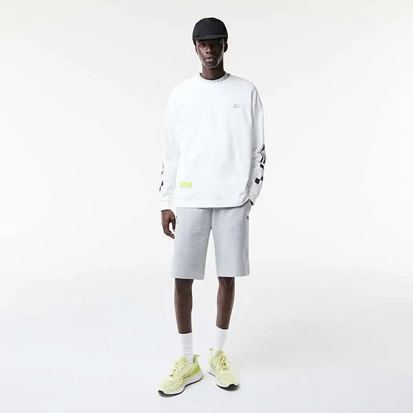 Quần Short Nam Lacoste Men's Reflective Print GH2522-CCA Màu Xám Size 3 - Thời trang - Vua Hàng Hiệu
