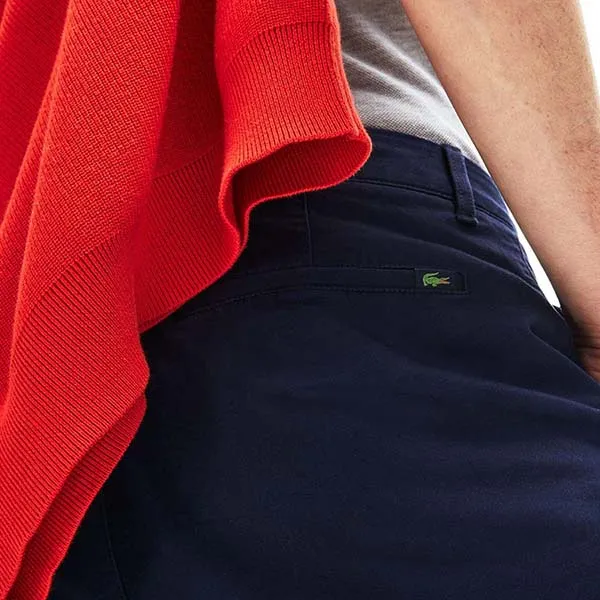 Quần Short Nam Lacoste Men's Regular Fit Cotton Gabardine Bermuda FH9544-166 Màu Xanh Navy Size 40 - Thời trang - Vua Hàng Hiệu