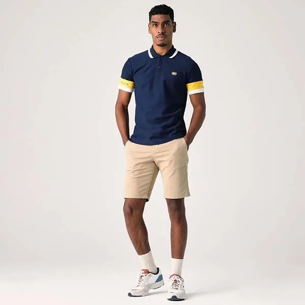 Quần Short Nam Lacoste Men's Slim Fit Stretch Cotton Bermuda FH2647-02S Màu Be Size 30 - Thời trang - Vua Hàng Hiệu