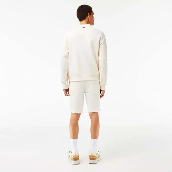 Quần Short Nam Lacoste Men's Slim Fit Stretch Cotton Bermuda FH2647-70V Màu Trắng Size 30 - Thời trang - Vua Hàng Hiệu