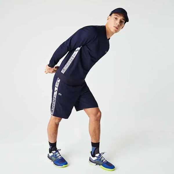 Quần Short Nam Lacoste Sport Taffeta Tennis GH9348-166 Màu Xanh Đen Size 6 - Thời trang - Vua Hàng Hiệu