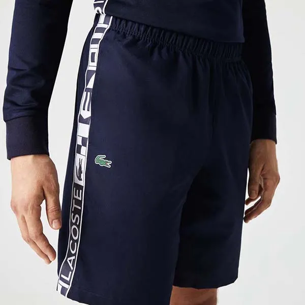 Quần Short Nam Lacoste Sport Taffeta Tennis GH9348-166 Màu Xanh Đen Size 6 - Thời trang - Vua Hàng Hiệu