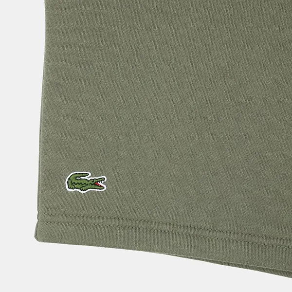 Quần Short Nam Lacoste Men's SPORT Tennis Fleece Shorts GH2136-316 Màu Xanh Green Size 4