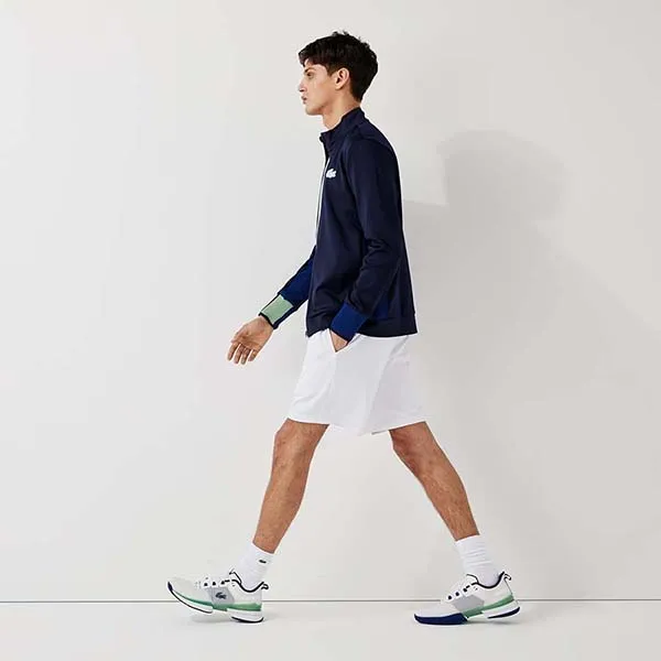Quần Short Nam Lacoste Sport Men's Regular Fit White GH1044-B0X Màu Trắng Size 3