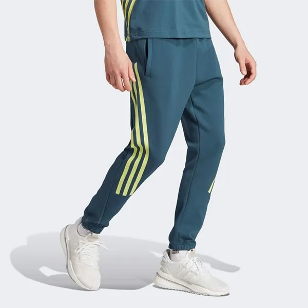Quần Thể Thao Nam Adidas 3-Stripes Future Icons IJ6372 Màu Xanh Lục - Thời trang - Vua Hàng Hiệu