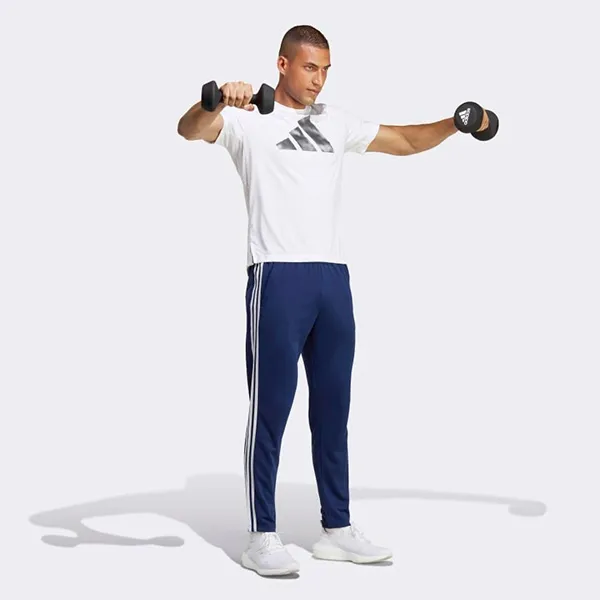Quần Thể Thao Nam Adidas Train Essentials 3-Stripes Training Pants IB8169 Màu Xanh Blue Size M