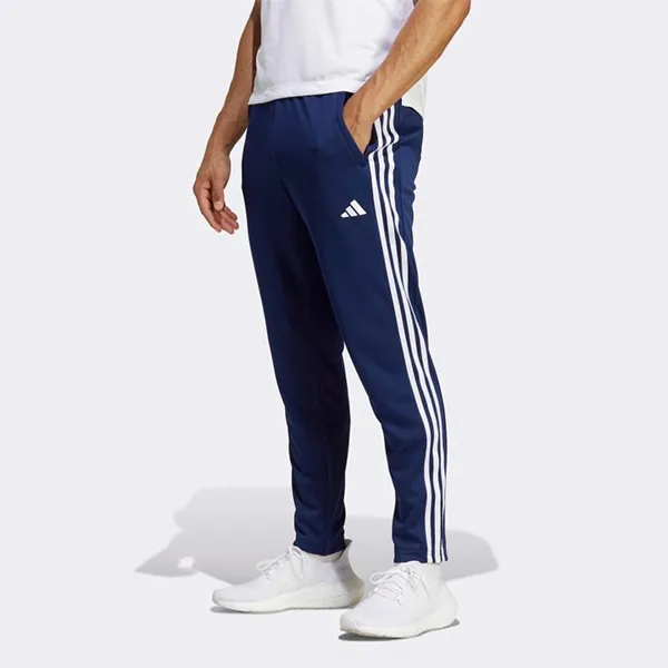 Quần Thể Thao Nam Adidas Train Essentials 3-Stripes Training Pants IB8169 Màu Xanh Blue Size M