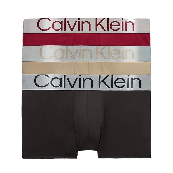 Set 3 Quần Lót Nam Calvin Klein CK Reconsidered Steel Microfiber NB3074 911 Màu Đen/Đỏ/Be - Thời trang - Vua Hàng Hiệu