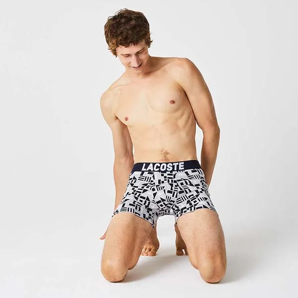 Set 3 Quần Lót Nam Lacoste Men’s Nautical Print Boxer Brief 6H9922 5KC Nhiều Màu Size S - Thời trang - Vua Hàng Hiệu